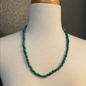 Elegant Turquoise Beaded Necklace
